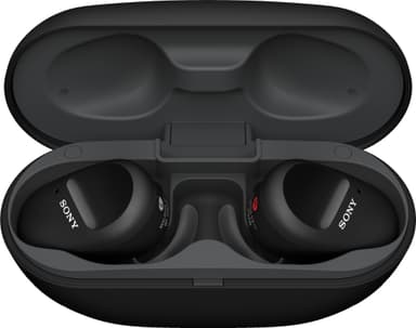 Sony WF-SP800N True Wireless in ear-hörlurar (svarta)