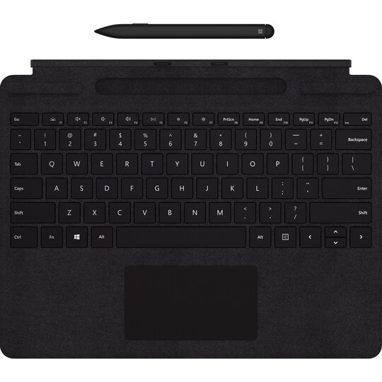 Surface Pro X tangentbord med Surface Slim Pen (svart)