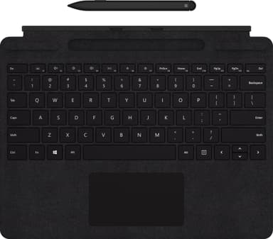 Surface Pro X tangentbord med Surface Slim Pen (svart)