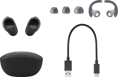 Sony WF-SP800N True Wireless in ear-hörlurar (svarta)