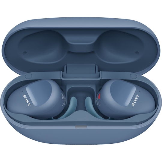 Sony WF-SP800N True Wireless in ear-hörlurar (blå)