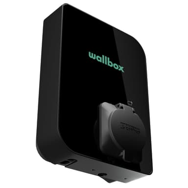 Wallbox Copper SB elbilsladdare Typ 1/2 (svart)
