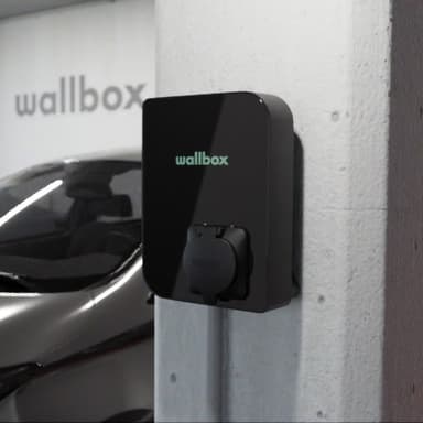 Wallbox Copper SB elbilsladdare Typ 1/2 (svart)