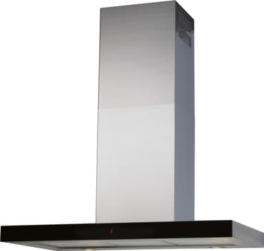 EICO Vägghängd Köksfläkt 4446 (rostfri/svart 90cm)
