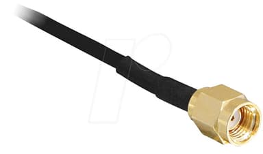 DeLock WLAN antenn rundstrålande 802.11 b/g/n RP-SMA 6.5 dBi Omnidirectional med magnetisk stativ