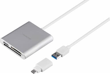 Sandstrøm USB 3.0 minneskortläsare