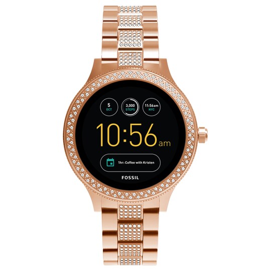 Fossil Q Venture smartwatch (roséguld)