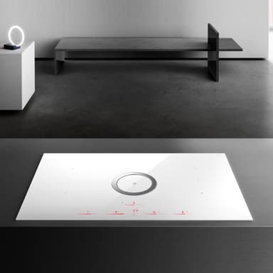 Eico Nikola Tesla Switch induktionshäll med inbyggd fläkt 4989 (vit)