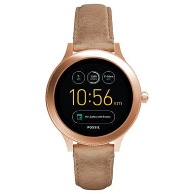 Fossil Q Venture smartwatch (hudfärgad/läder)
