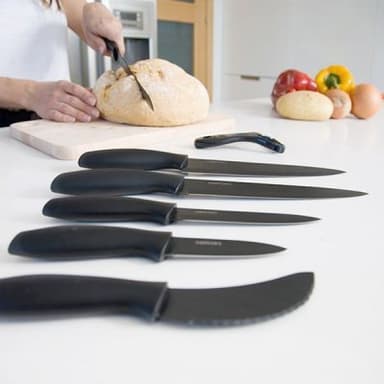 Professionella keramiska knivar cecotec titanium (7 st)