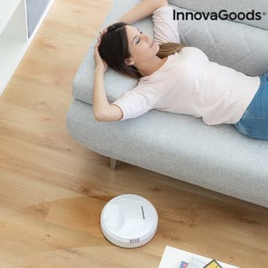 White innovagoods rovac 1000 intelligent robot vacuum cleaner
