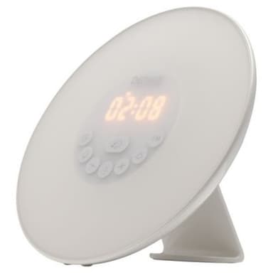 Klockradio denver electronics crl-330 led vit