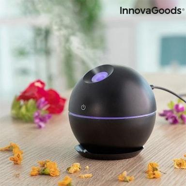 Mini humidifier scent diffuser black innovagoods Elgiganten