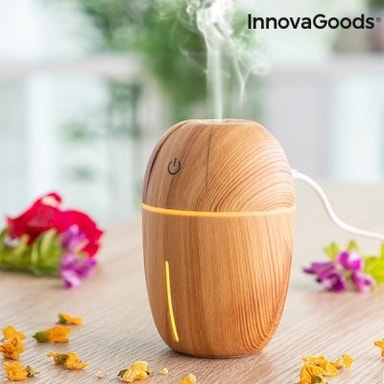 Mini humidifier scent diffuser honey pine innovagoods Elgiganten