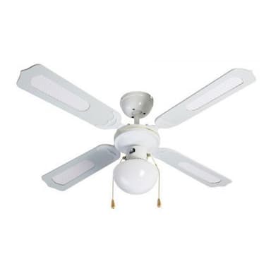 Takfläkt med belysning grupo fm vt-classic-105b 50w vit