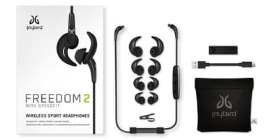 Jaybird Freedom 2 trådlösa in-ear hörlurar (Svart)