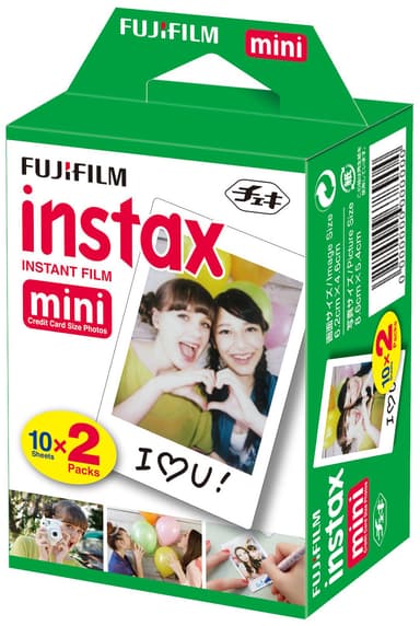 Fujifilm Instax Mini film (2x 10- ark) - Elgiganten