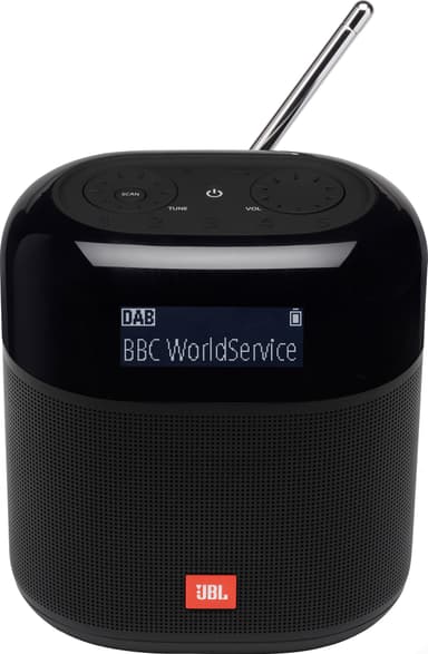 JBL Tuner XL bärbar högtalare med DAB+/FM-radio (svart)