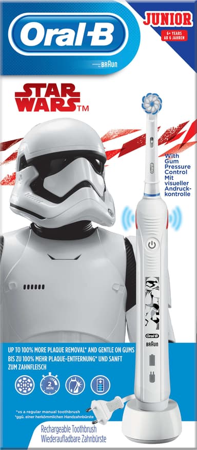 Oral-B Junior D501 Star Wars eltandborste för barn