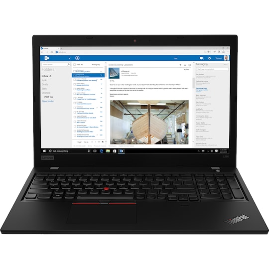 Lenovo ThinkPad L590 15.6" bärbar dator i7/8 GB (svart)
