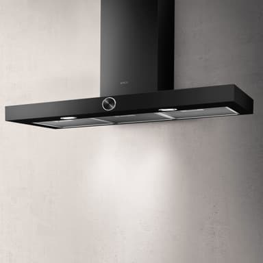 EICO Vägghängd Köksfläkt 5822 (svart 90cm)