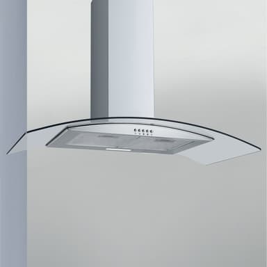 EICO Vägghängd Köksfläkt 6283 (rostfri 90cm)