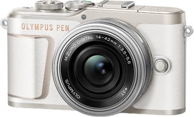 Olympus Pen kompaktkamera value kit E-PL10 (vit)