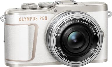 Olympus Pen kompaktkamera value kit E-PL10 (vit)
