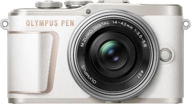 Olympus Pen kompaktkamera value kit E-PL10 (vit)