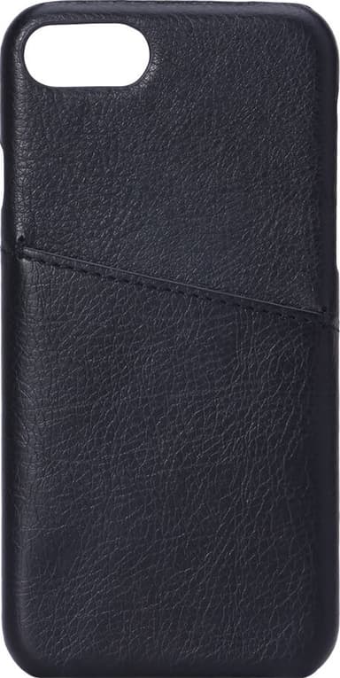Onsala iPhone 6/7/8/SE Gen. 2/3 kortfodral i läder (svart)