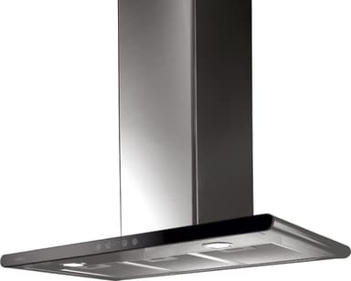 EICO Vägghängd Köksfläkt 4228 (rostfri/svart 80cm)