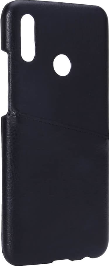 Onsala Huawei P Smart 2019 kortfodral i läder (svart)