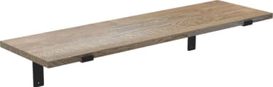Epoq dekorativ hylla 100x30 (mörk ek)