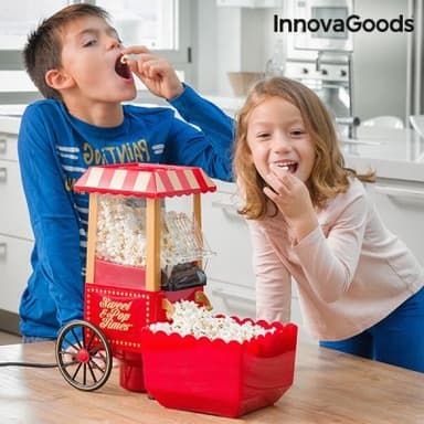 Popcornmaskin sweet & pop times innovagoods 1200w röd