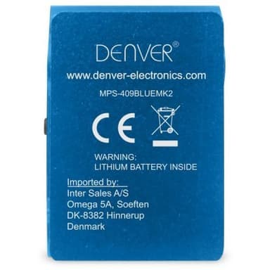 Mp3-spelare denver electronics 4 gb usb
