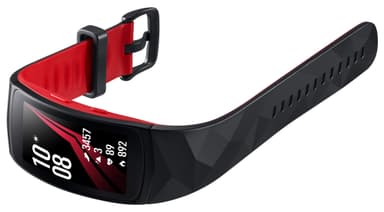 Samsung Gear Fit2 Pro träningsklocka – S (röd/svart)