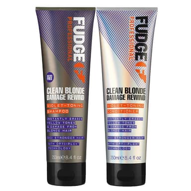 Fudge Clean Blonde Damage Rewind Violet Duo Schampo + Conditioner 250ml