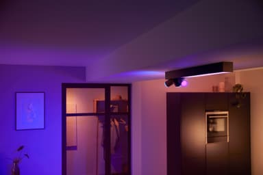 Philips Hue Centris spotlight svart 3x5.7W