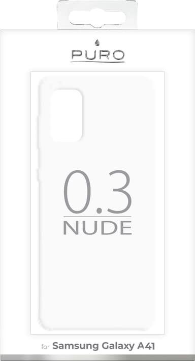 Puro 0.3 Nude Samsung Galaxy A41 fodral (transparent)