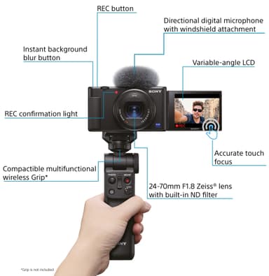 Sony digital vlogging-kamera ZV-1