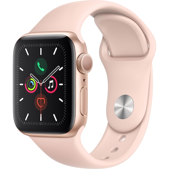 Apple Watch Series 5 40mm (guld alu/rosa sand sportarmband)