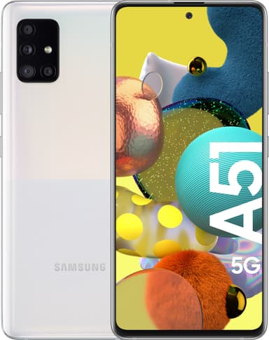 Samsung Galaxy A51 5G smartphone (vit)