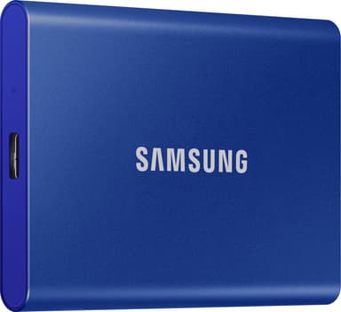 Samsung T7 extern SSD 2 TB (blå)