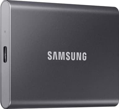 Samsung T7 extern SSD 1 TB (grå)