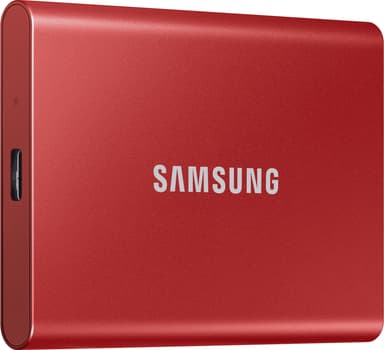 Samsung T7 extern SSD 1 TB (röd)