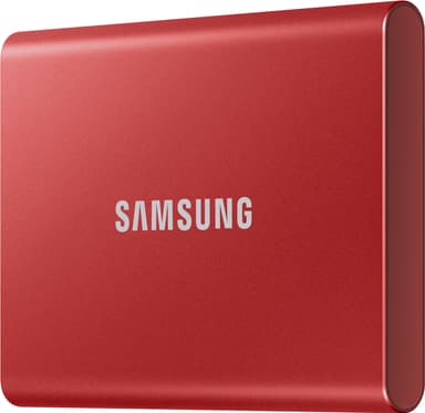 Samsung T7 extern SSD 1 TB (röd)