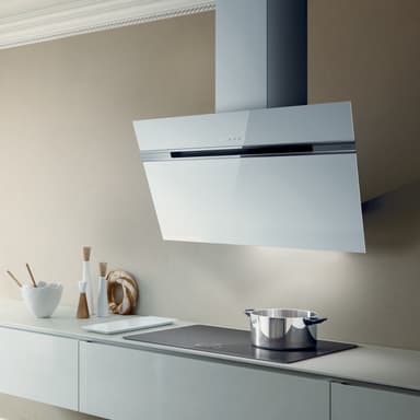 EICO Vägghängd Köksfläkt 4831 (vit 90cm)