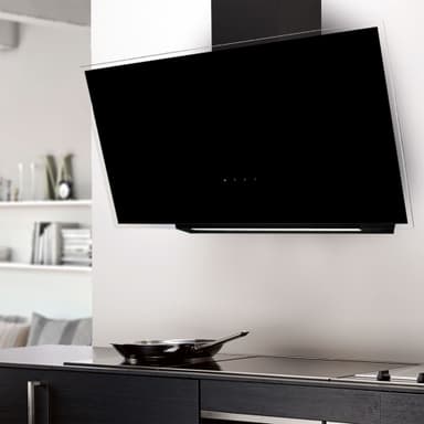 EICO Vägghängd Köksfläkt 5812 (svart 80cm)