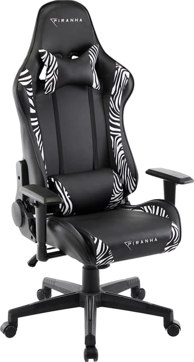 Piranha Bite gaming chair (zeeeeeeebra)