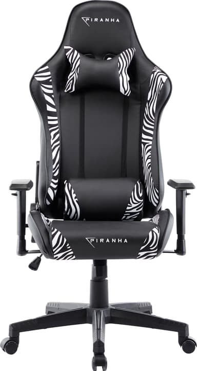 Piranha Bite gaming chair (zeeeeeeebra)